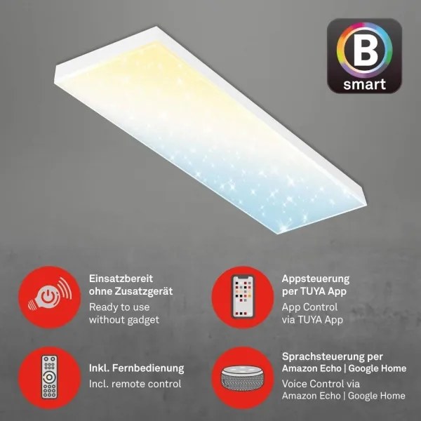 Brilo - LED Stmievateľný prisadený panel FRAMELESS LED/28W/230V Wi-Fi Tuya + DO
