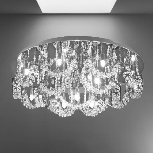 Stropné svietidlo krištáľ LUXERA 69053 ENCADO Ø60