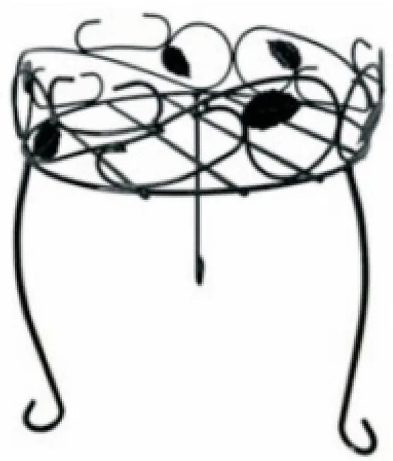 Kovový stojan  33x29 cm ES35002