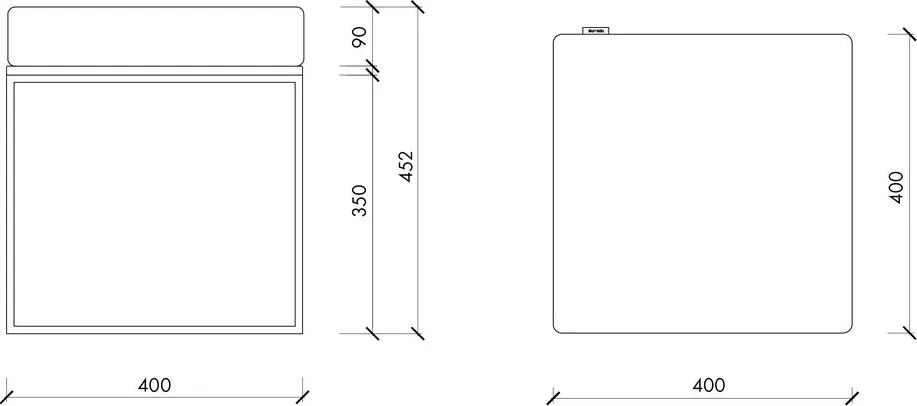 Čierna čalúnená stolička Feo – noo.ma