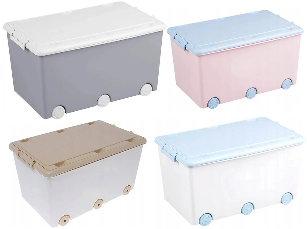 Plastový box na hračky Tega Baby Farba: čierna