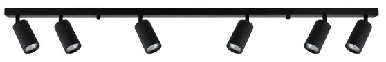 Brilagi - Bodové svietidlo SELE MODERN 6xGU10/30W/230V čierne