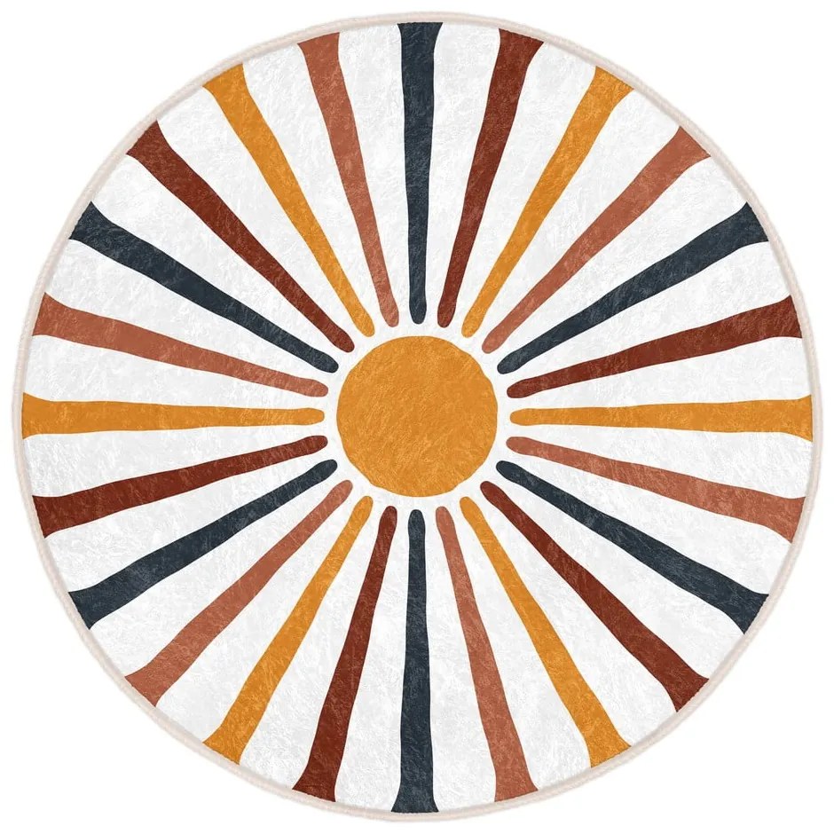 Prateľný okrúhly koberec vhodný pre robotické vysávače ø 100 cm Comfort – Mila Home