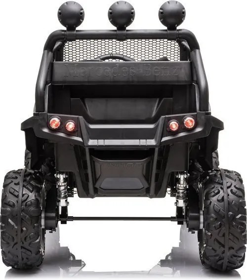 LEAN CARS Vozidlo na akumulátor Mercedes Unimog S, čierne