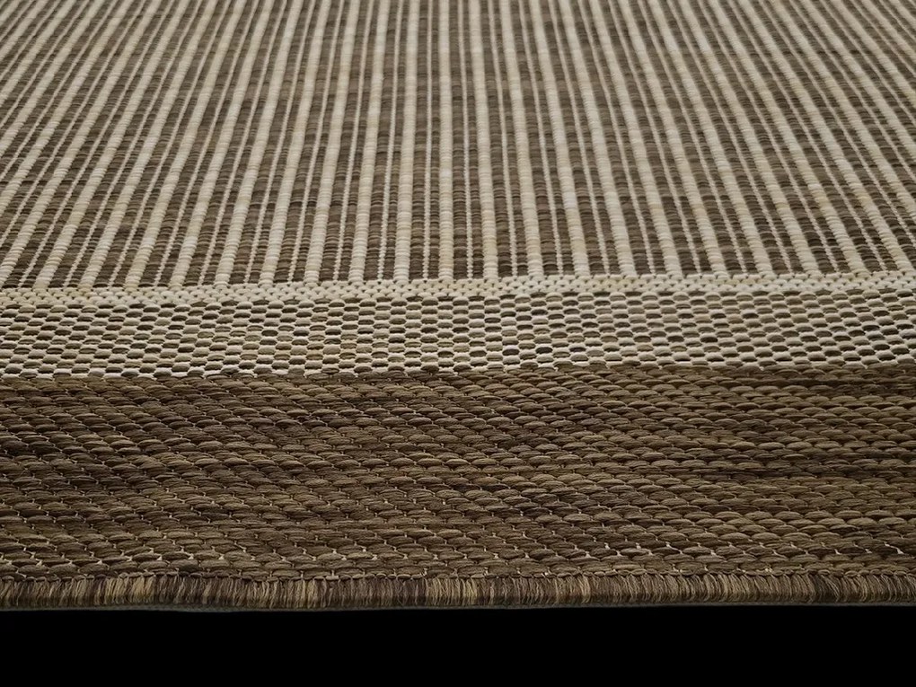 Koberec Eqos 0001 BEIGE – béžový vzorovaný obdĺžnik Rozmer: 40x60 cm