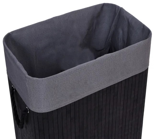 Kôš na bielizeň čierny / sivý