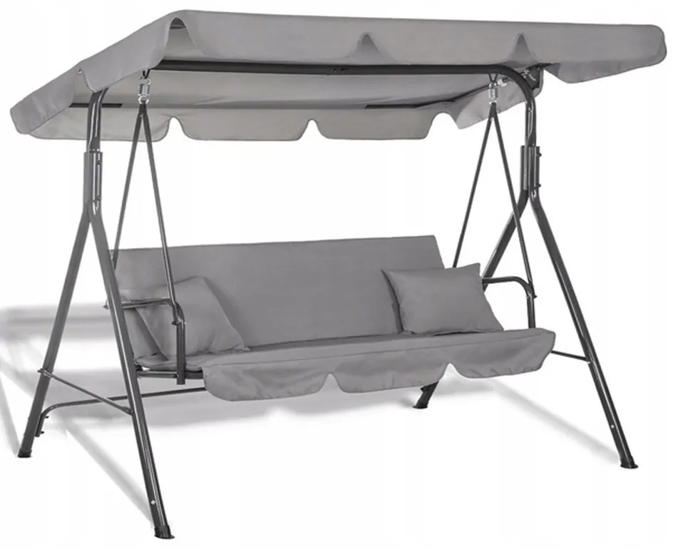 Záhradná hojdačka BestBerg BBGS-10GY / sivá