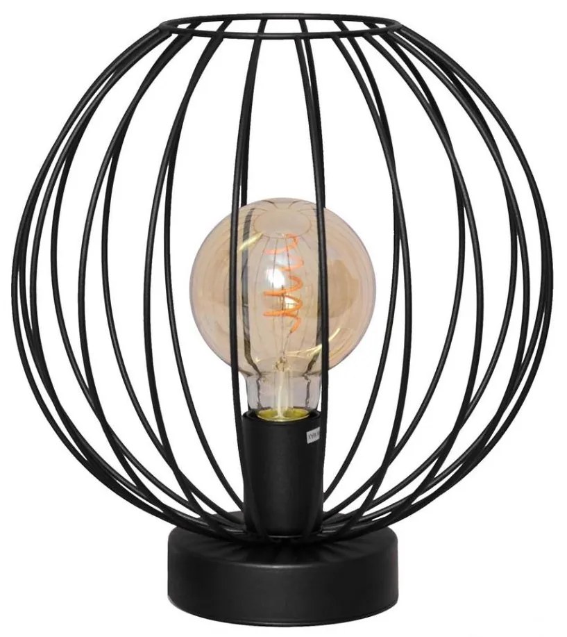 Stolná lampa MERCURE 1xE27/15W/230V čierna