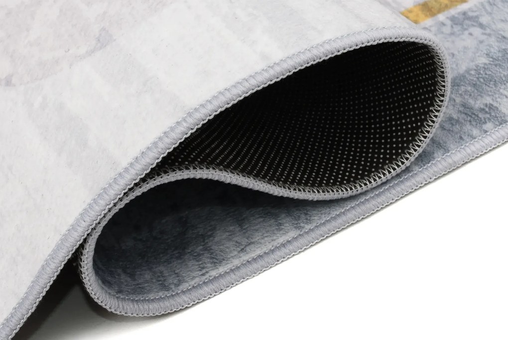 TA Koberec U-21150 FLANNEL PRINTED Sivý (flanelový) Obdĺžnikový Rozmer: 120x170 cm