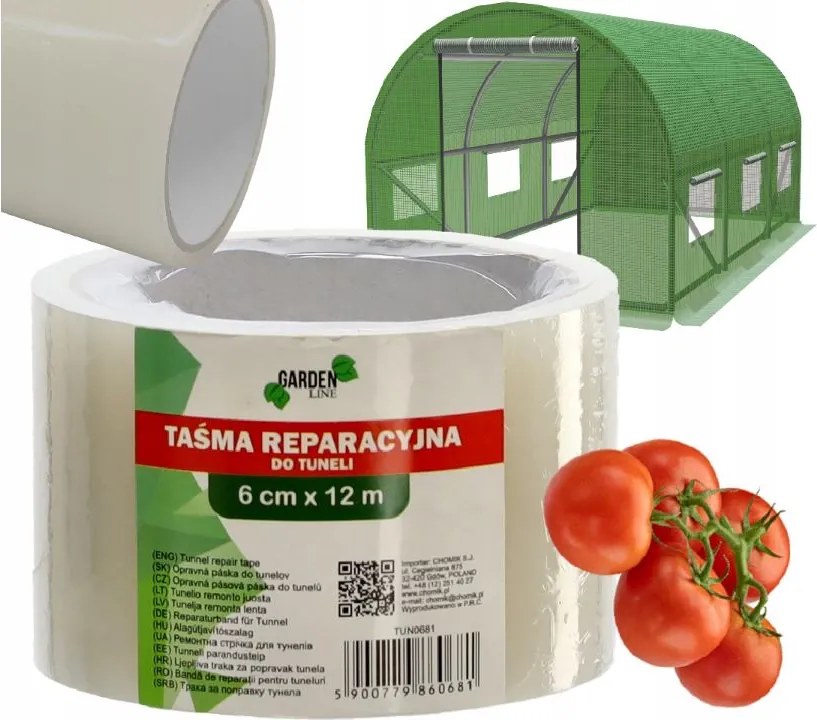 Bestent Opravná páska na fóliovník 6cm 12m