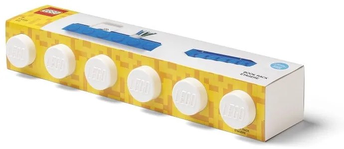 Detská biela nástenná polička LEGO® Sleek
