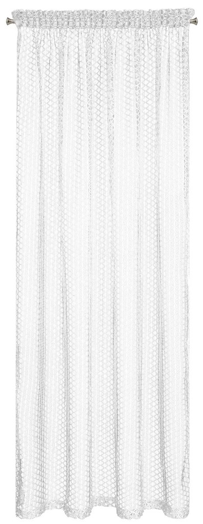ZÁCLONA NA PÁSKE AIDEN 140X270 CM BIELA