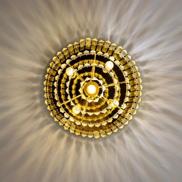 Brilagi - LED krištáľové stropné svietidlo MOZART 5xE14/40W/230V zlaté