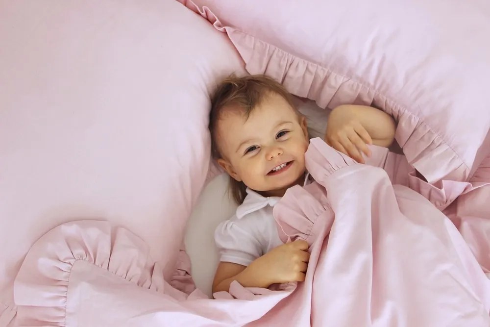 lovel.sk Posteľná bielizeň s volánikmi 100x135 Simply Glamour - Blush
