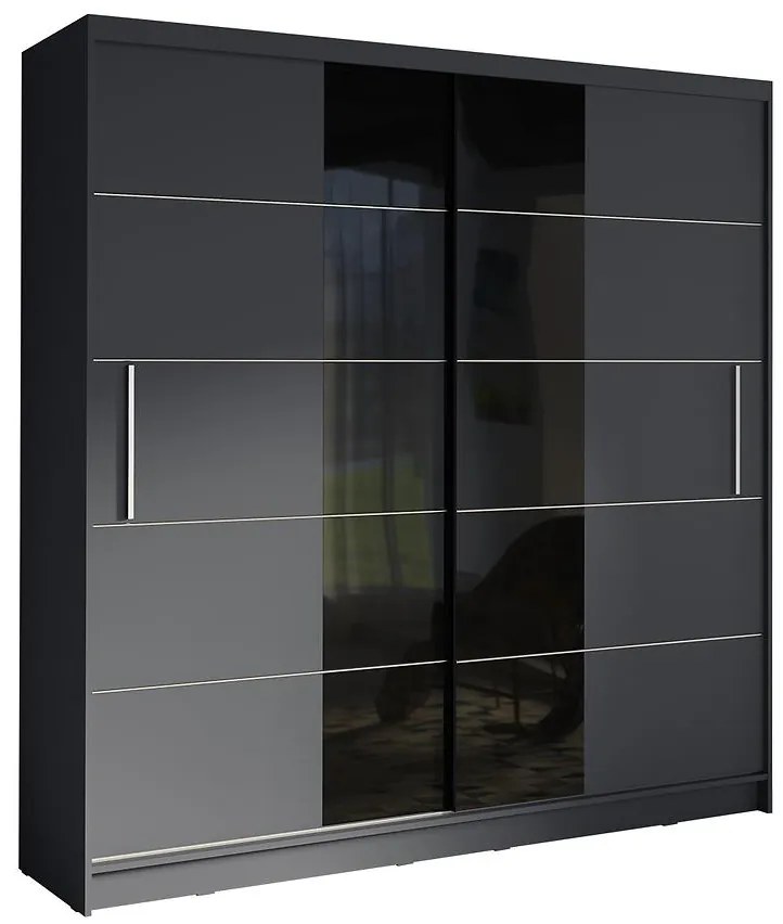 Skriňa 2D Brno grafit