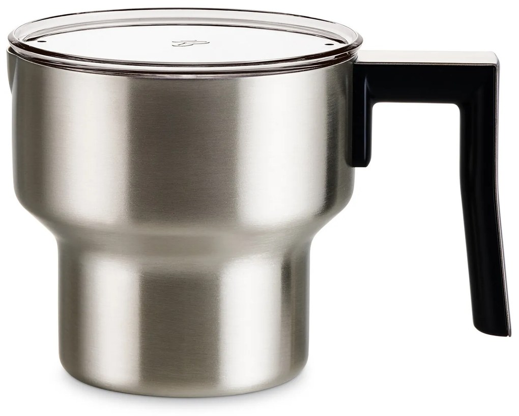 Indukčný napeňovač mlieka, čierny