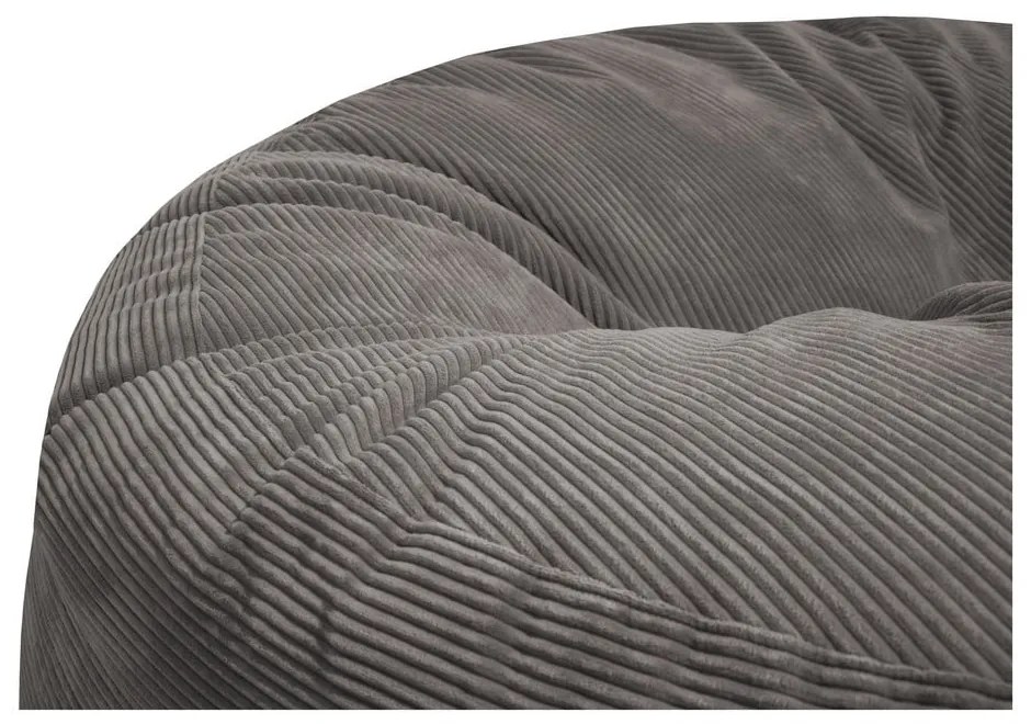 Hnedý menčestrový sedací vak Roll 190 – SLOWDOWN