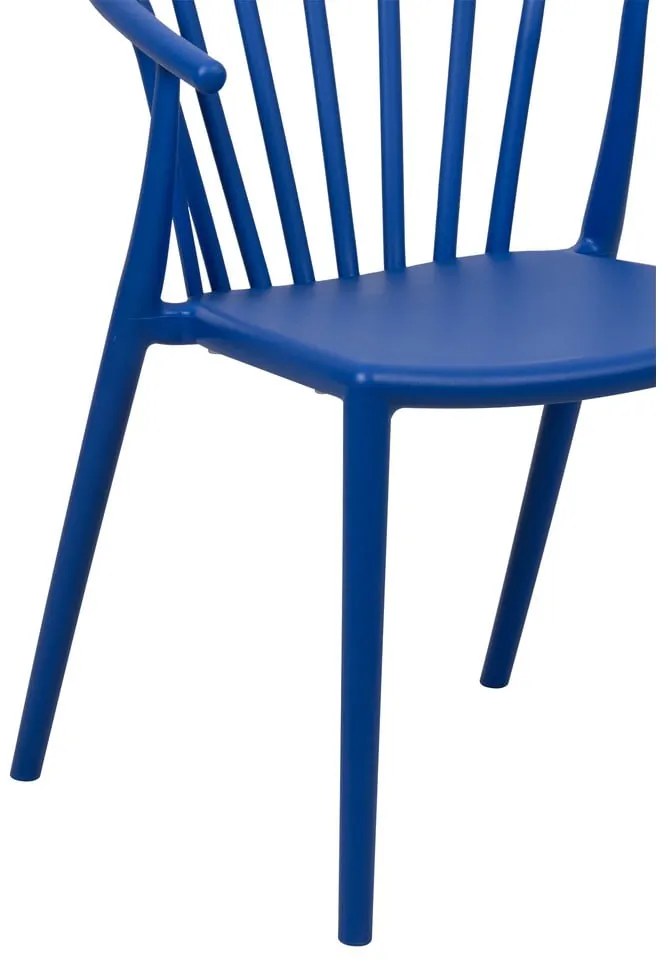 Modrá plastová záhradná stolička Capri – Bonami Essentials