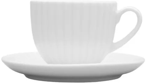 LUBIANA Daisy šálky na kávu White, 6 x 200 ml