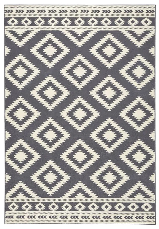 Sivý koberec Hanse Home Gloria Ethno, 120 × 170 cm