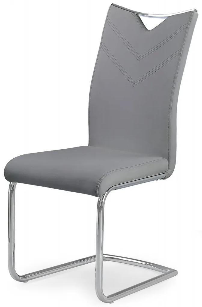 Jedálenská stolička Norby sivá