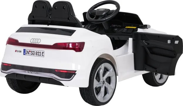 Elektrické autíčko Audi SQ8 biele / sivé