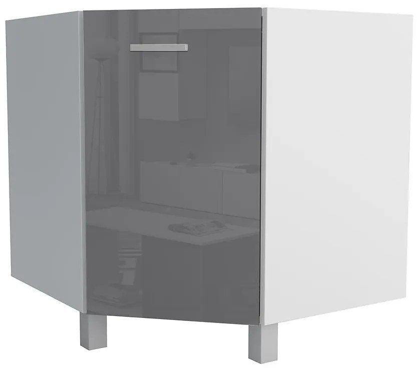 Kuchynská skrinka Lucjan 90/90 DNSK LUX čierna