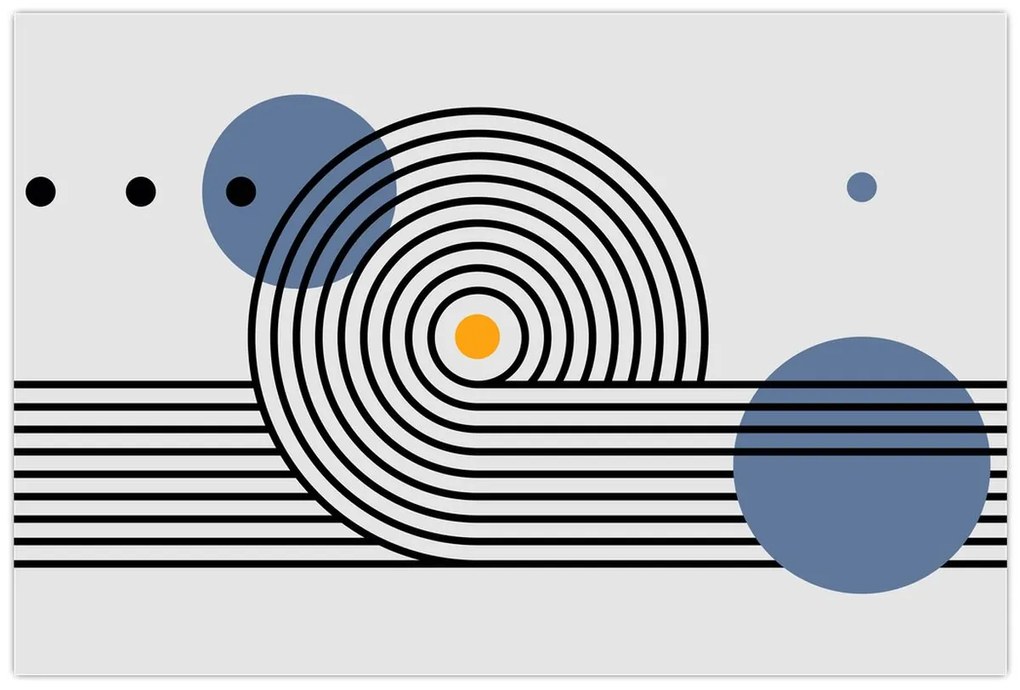 Obraz - Minimalistická abstrakcia N⁰1 (90x60 cm)