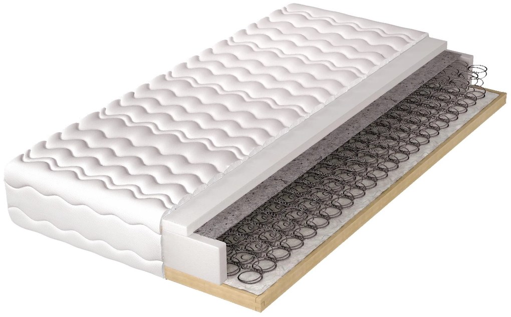 Pružinový matrac Dione 200x80 cm (T3). Akcia -16%. Vlastná spoľahlivá doprava až k Vám domov. 603001