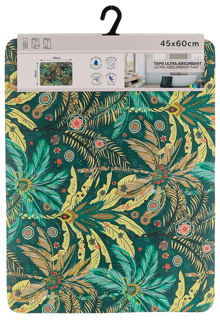 Predložka do kúpeľne Litos, 45x60 cm, viacfarebná