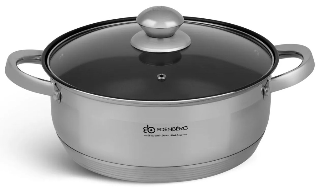 12 kusový set hrncov - striebro