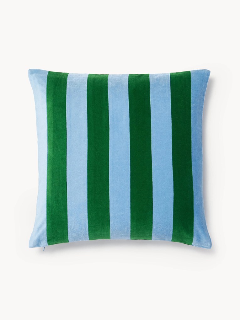 Zamatový patchwork poťah na vankúš Remus