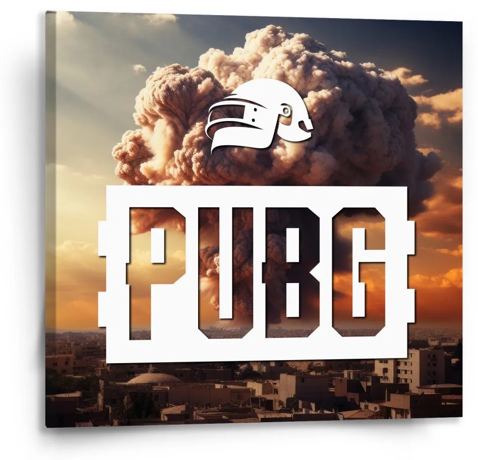 Sablio Obraz PUBG Explózia 2 - 110x110 cm