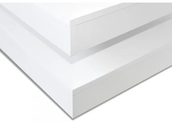 Konferenčný stolík NENANI 34x70 cm biela/dub wotan