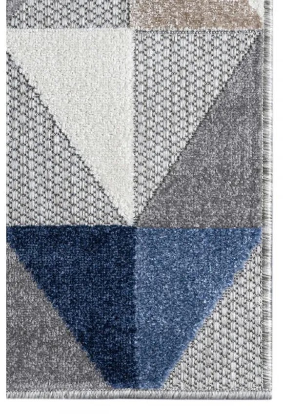 Kusový koberec Rubikon sivomodrý 120x170cm
