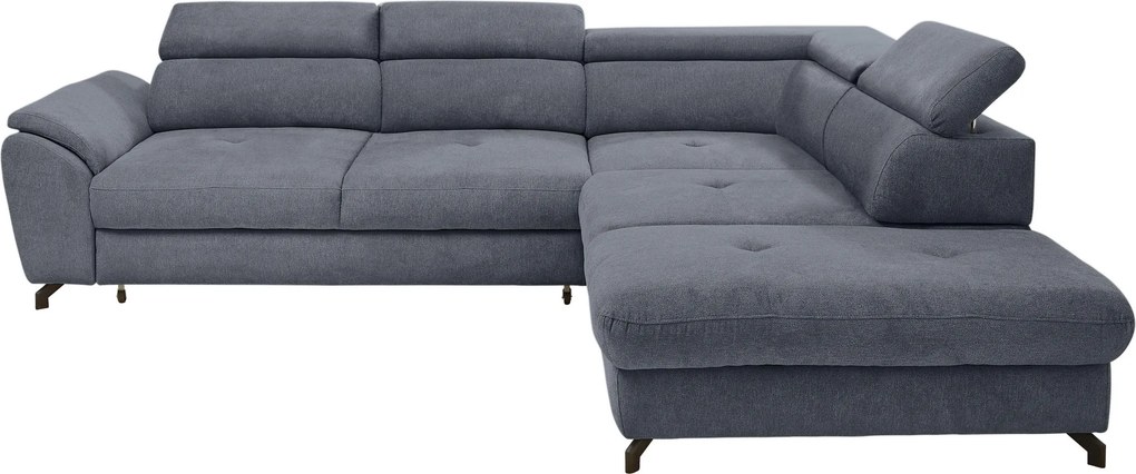 XXXLutz ROHOVÁ SEDAČKA, textil, grafitová Stylife - Sedačky - 000553009538