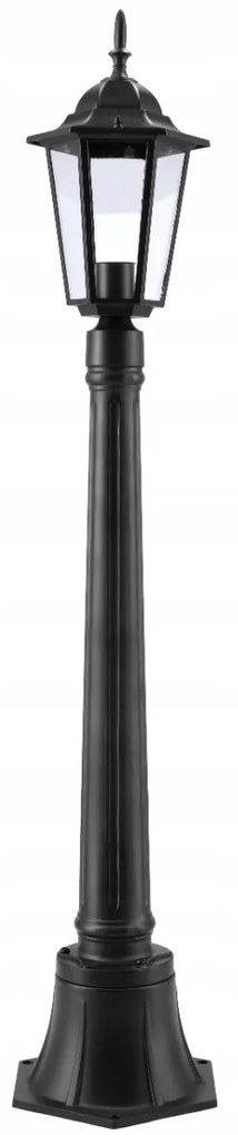 BERGE Záhradná lampa Stĺp Lampáš LED E27 105cm