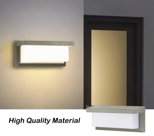 Brilagi - LED Vonkajšie nástenné svietidlo BRICKY LED/12W/230V šedá IP54