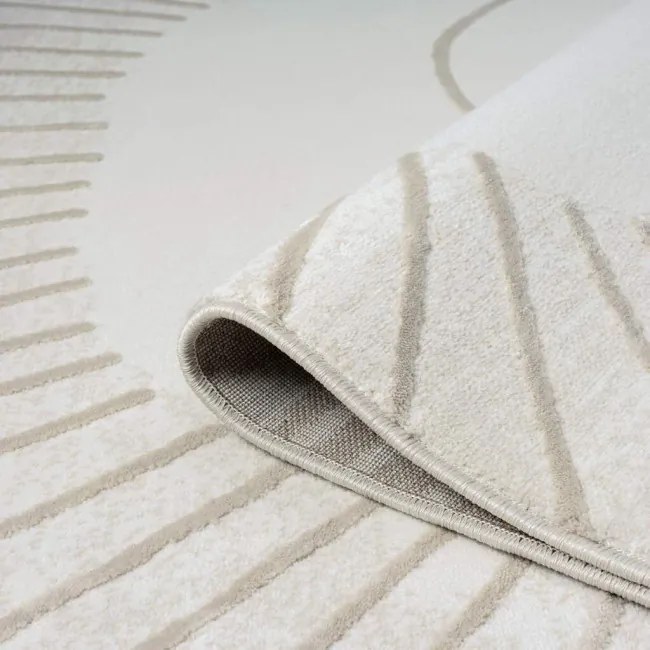 Detský koberec Mara 714 kruh, krémový / béžový