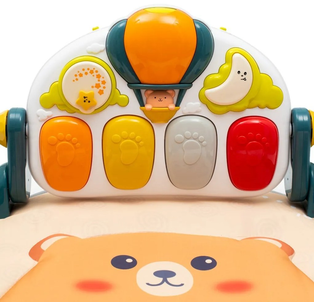 Baby Mix Hudobná interaktívna hracia deka pre deti, 50 x 50 x 80 cm