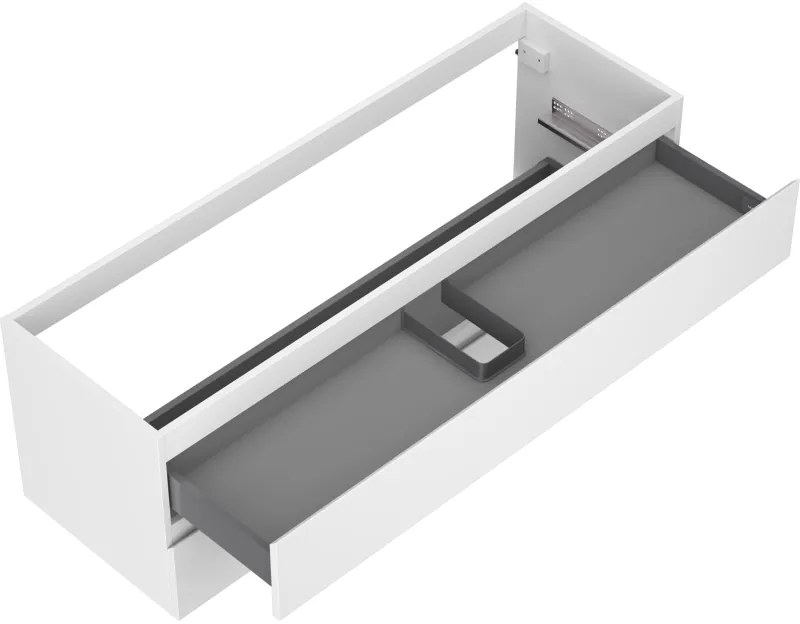 Mexen Orio, kúpeľňová skrinka pod umývadlo 140 cm, 2 zásuvky, biela matná, 91A10-14047-2-BFF01