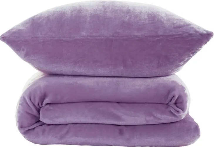 Posteľné obliečky z mikroplyšu fialové