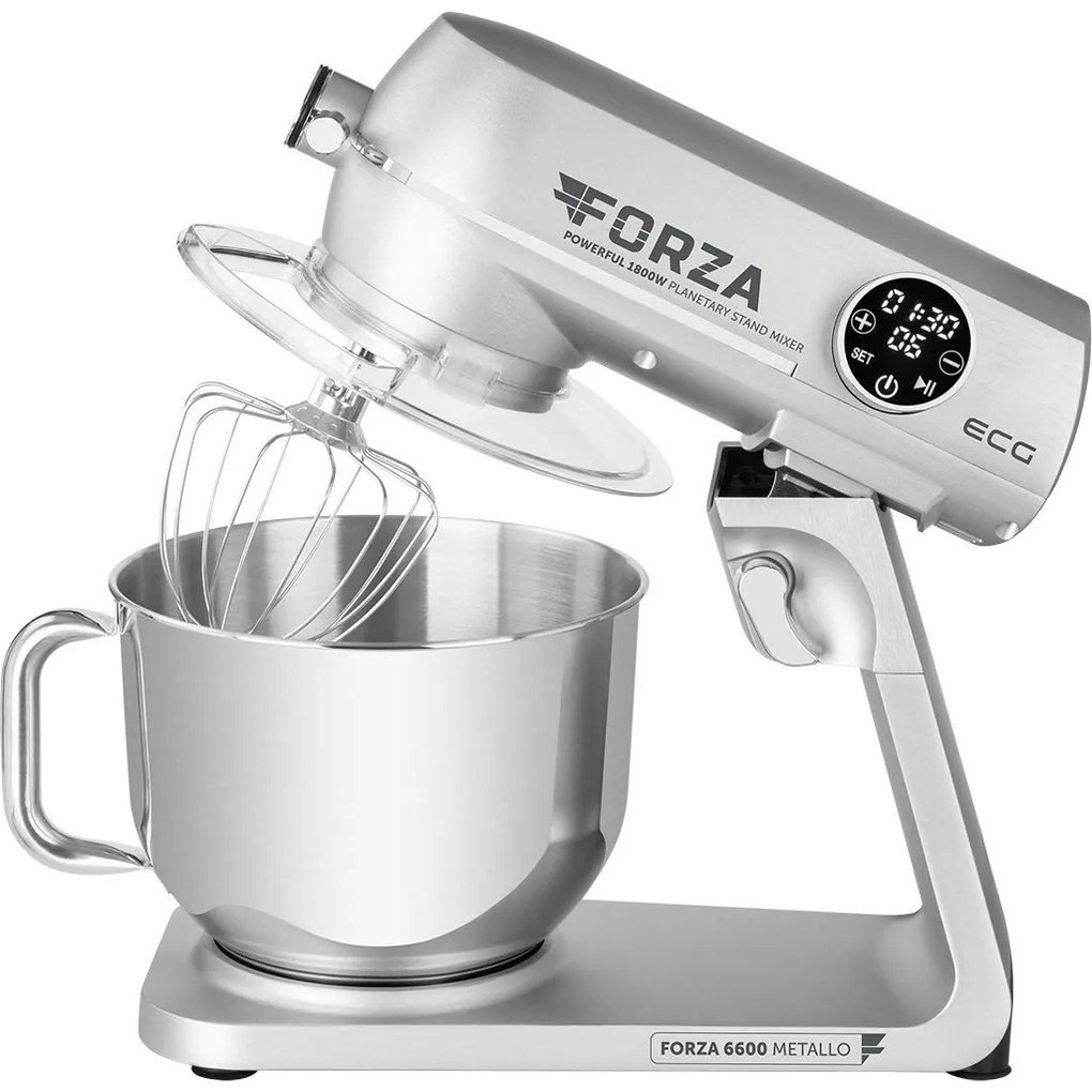 ECG Forza 6600 kuchynský robot Metallo Argento