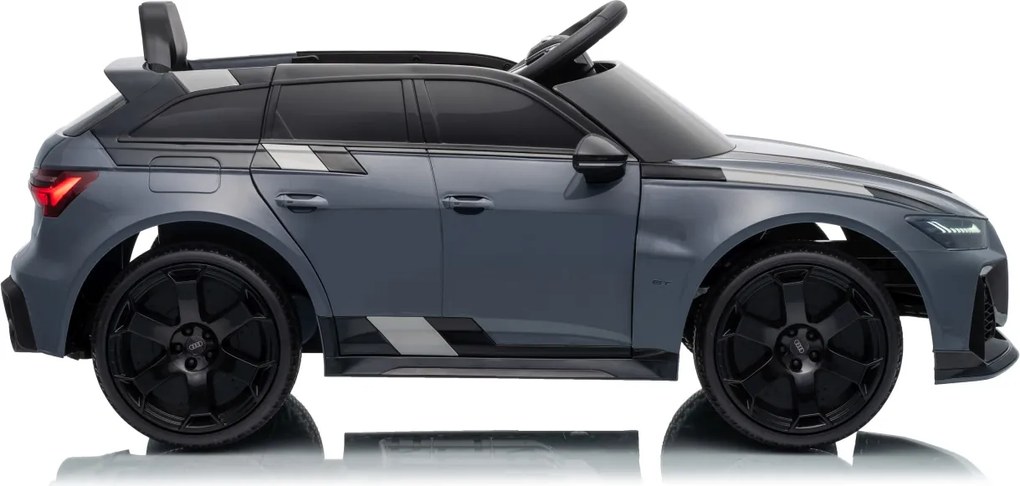 Detské elektrické autíčko Audi RS6 Avant GT sivá