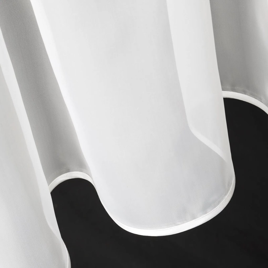 ZÁCLONA NA PÁSKE AGA4 400X145 CM 200X245 CM BIELA