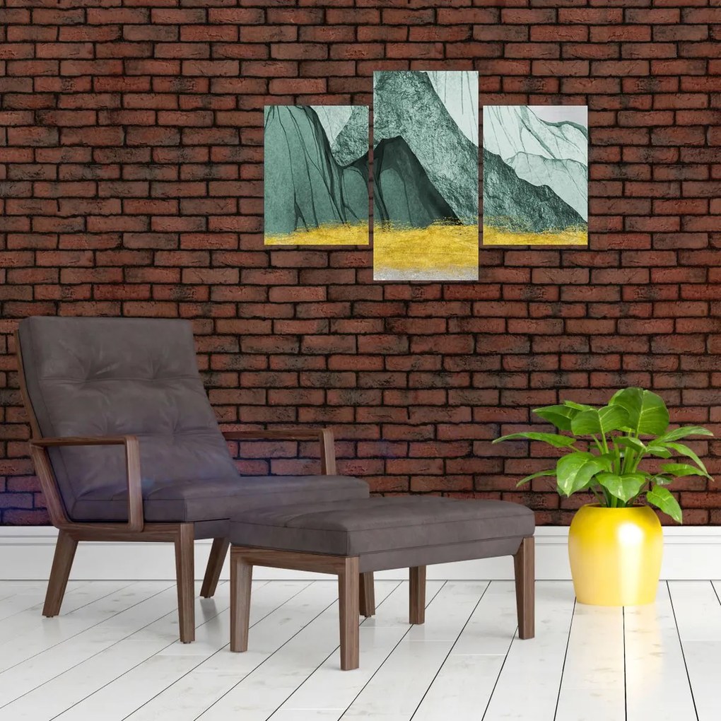 Obraz - Smaragdové hory N⁰2 (90x60 cm)