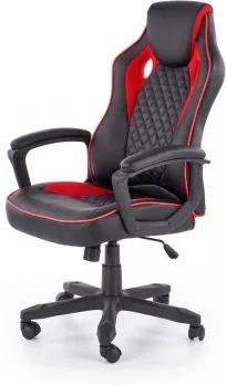 Herná stolička Thrasher čierna, červená