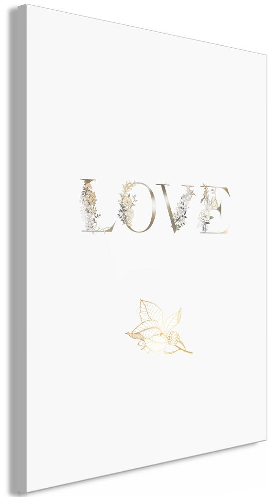 Artgeist Obraz - Love Is Strength (1 Part) Vertical Veľkosť: 20x30, Verzia: Premium Print