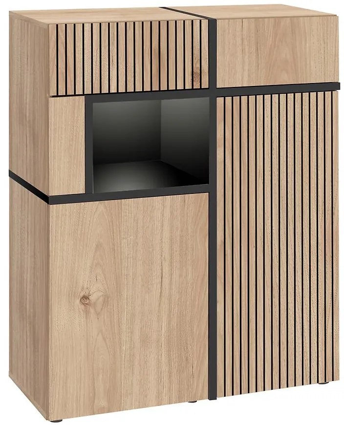 Vitrína Vysoký Cross HJZ CS WSN hickory jackson