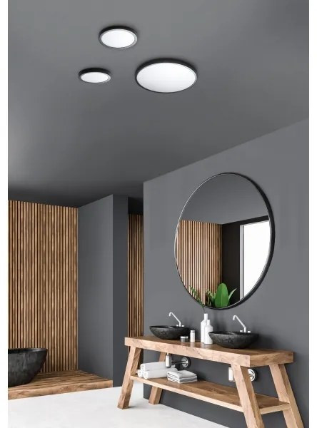 Azzardo AZ4251 - LED Stropné svietidlo MALTA LED/40W/230V pr. 50 cm 3000K čierna